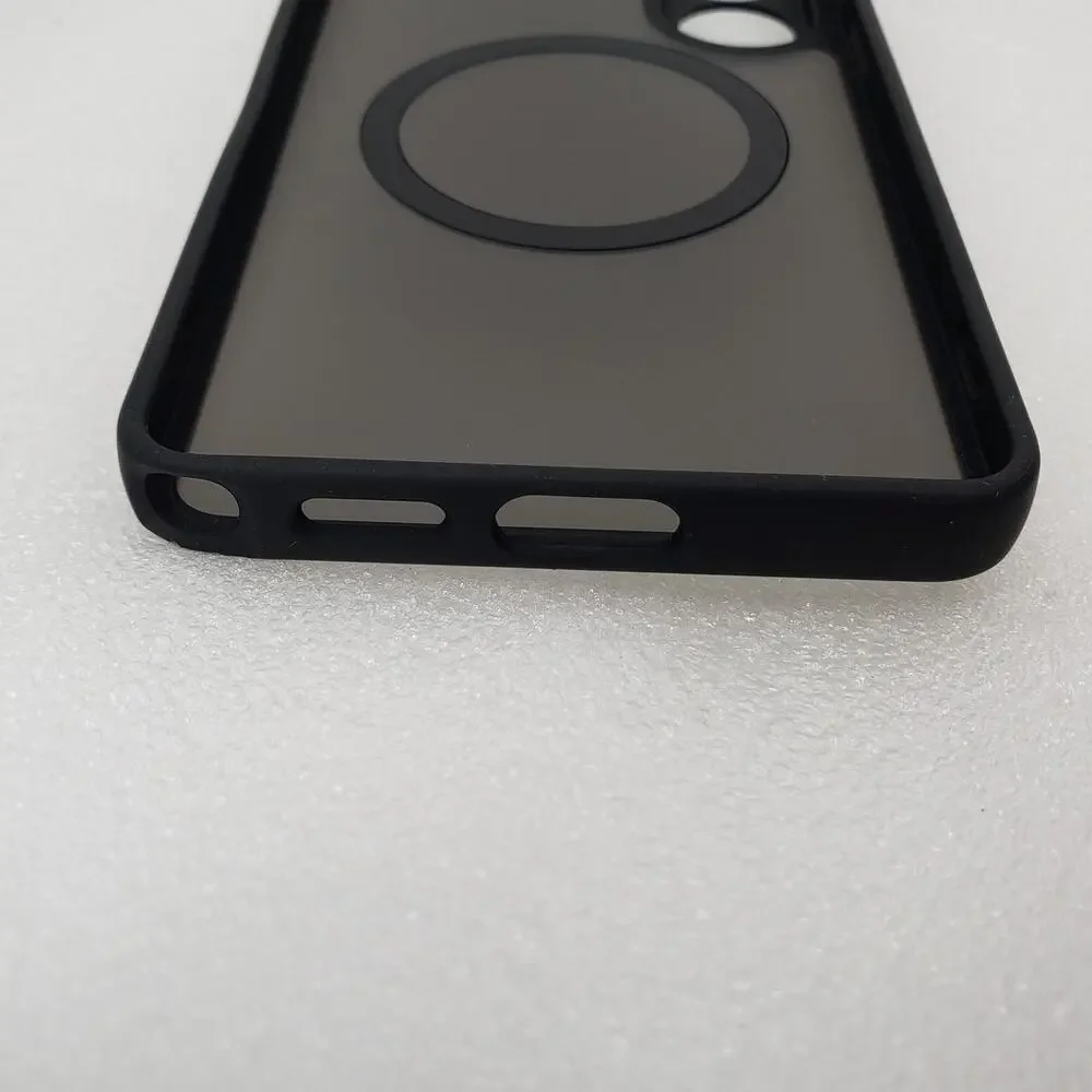 FNTCASE Translucent Magnetic Case for Samsung Galaxy S26 Ultra. Black